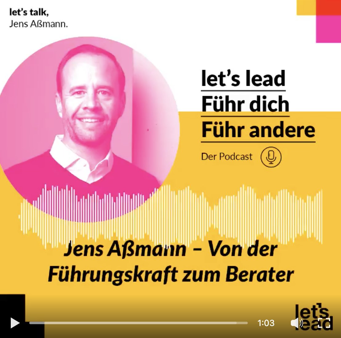 Von der #Führungskraft zum #Organisationsentwickler - Mein Podcast mit Marcel Bernard von let's lead:

buzzsprout.com/1627246/130446…