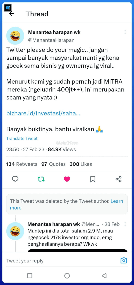 100 Juta Pertama tweet media