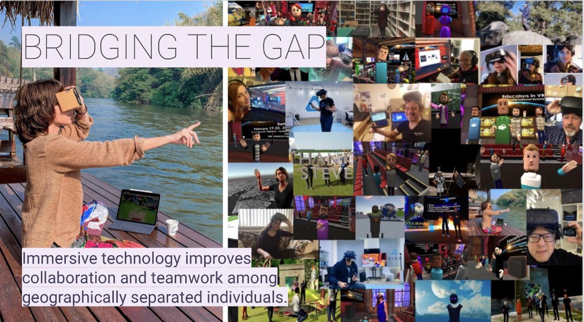 AndyFidel_'s tweet image. Benefits of Spatial Networking 💫✨ 
- Being Memorable
- Bridging the Digital Gap 
- Being Reactive 
- Scaling &amp;amp; Distribution 

Ft. @EducatorsVR @CaitlinKrause_ @recroom @GetSocialVR 

#DES2023 #spatialnetworks #socialVR