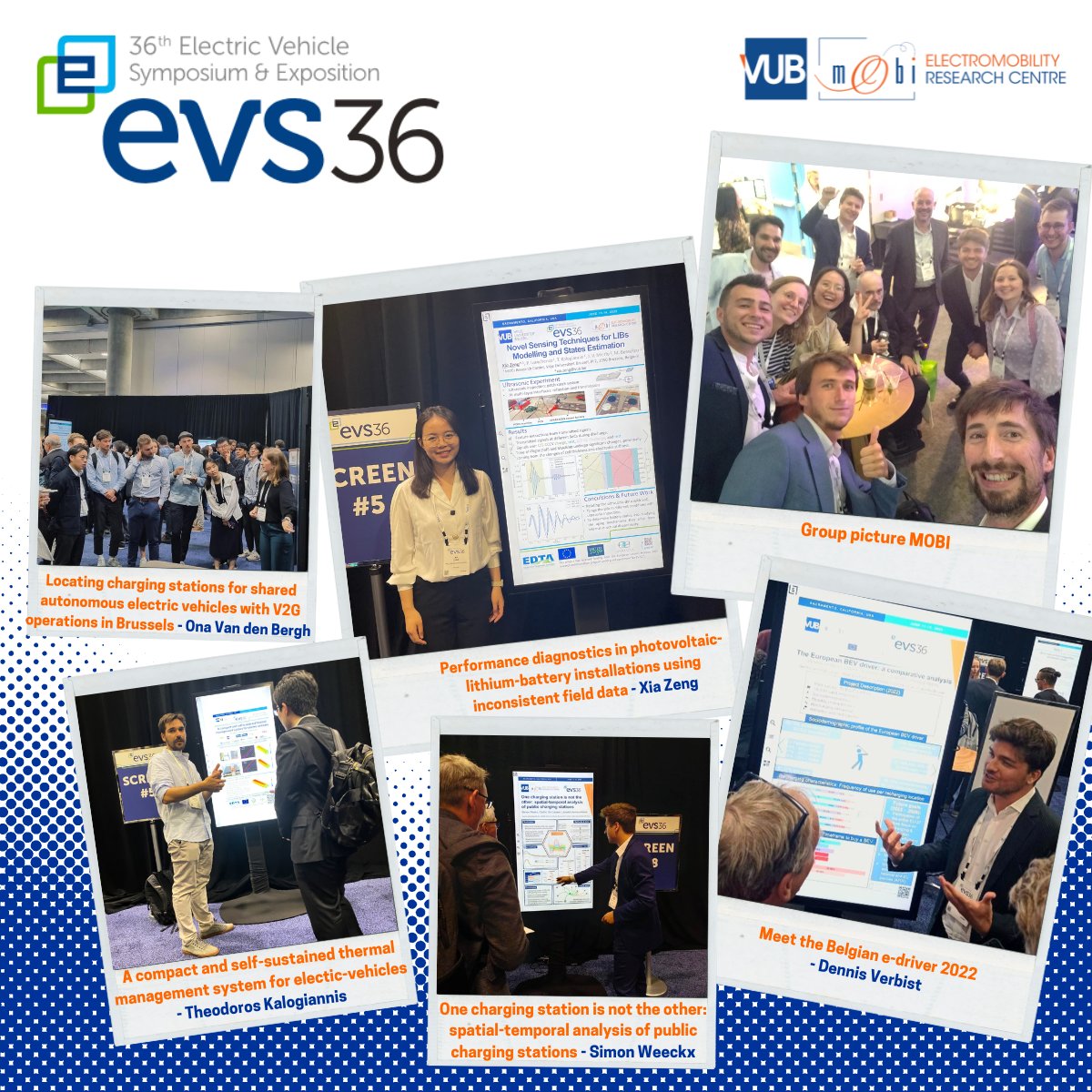 🚗🔌 MOBI at @EVS36CA : Shaping the Future of Electric Mobility! This week some MOBI members travelled to Sacramento to visit EVS36, the premier showcase for industry innovation and the longest-running international conference devoted to electric transportation and technologies.