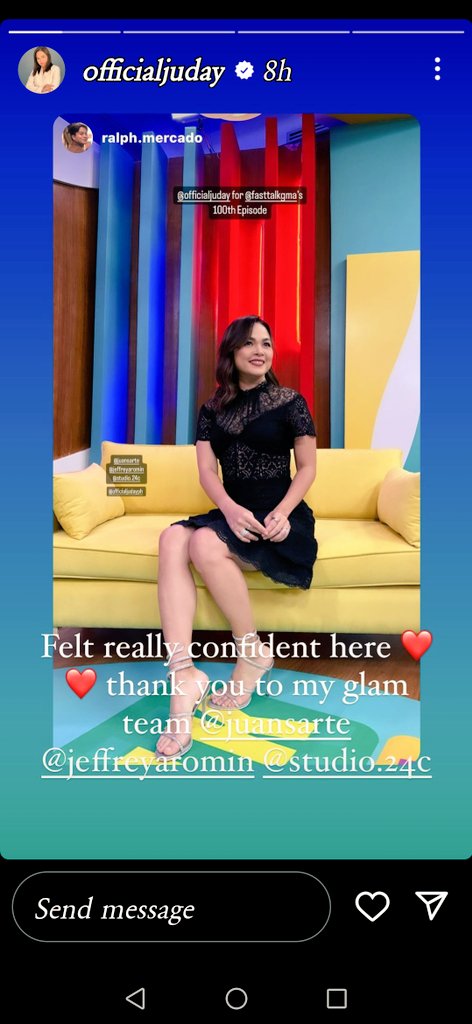 LovelyQueenJ1's tweet image. Super happy ang sarap sa mata yun makikita mo si QueenJuday kung paano e welcome at lahat ng staff ng (Fast Talk Show) grabe thank you po😱😍 #TitoboyAbunda
#JudyAnnSantos
#FastTalk