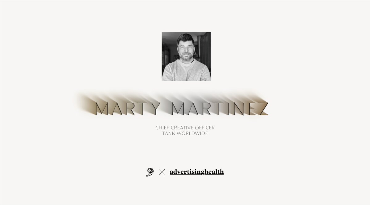 2023 Lions Health Predictions #8: Marty Martinez @TankWorldwide #CannesLions2023 @Cannes_Lions advertising-health.com/2023-lions-hea…