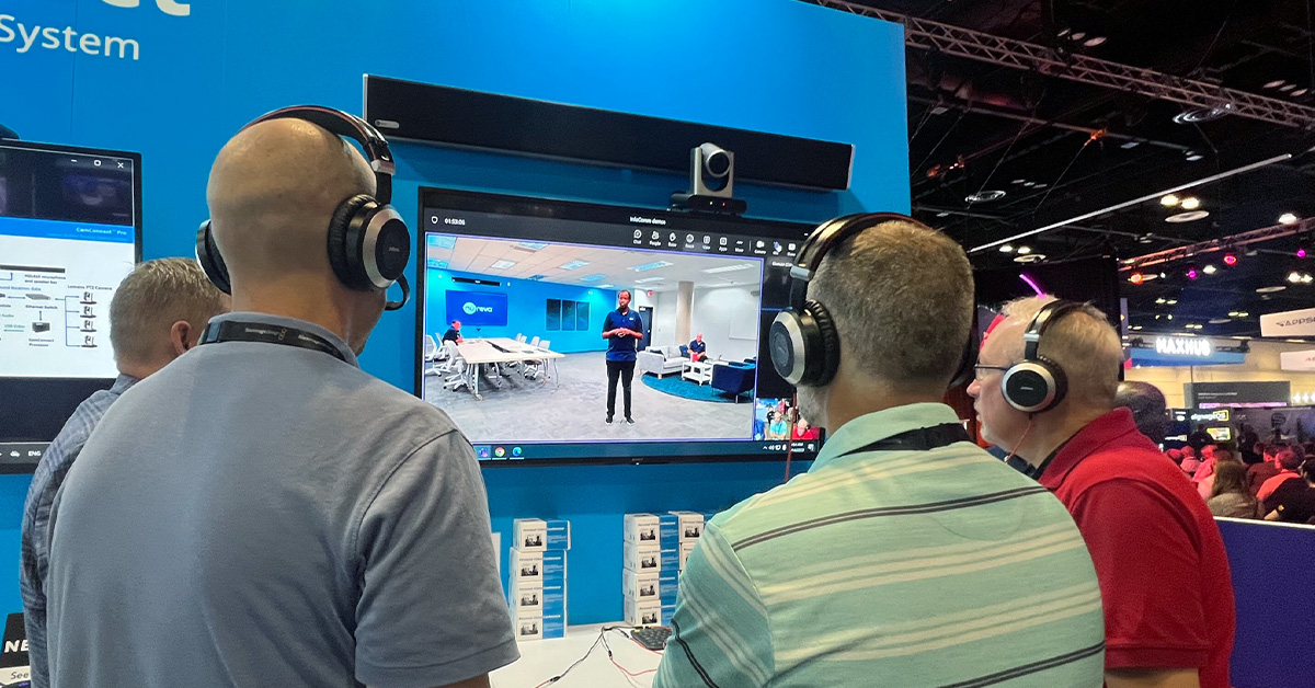 Getting pro AV performance in your large spaces doesn’t have to be difficult. Enter the HDL410 system – great audio in a plug and play solution. Get a live demo today in the @LumensLadibug booth or book an online demo: nureva.co/3MwPnSC #InfoComm23 #videoconferencing