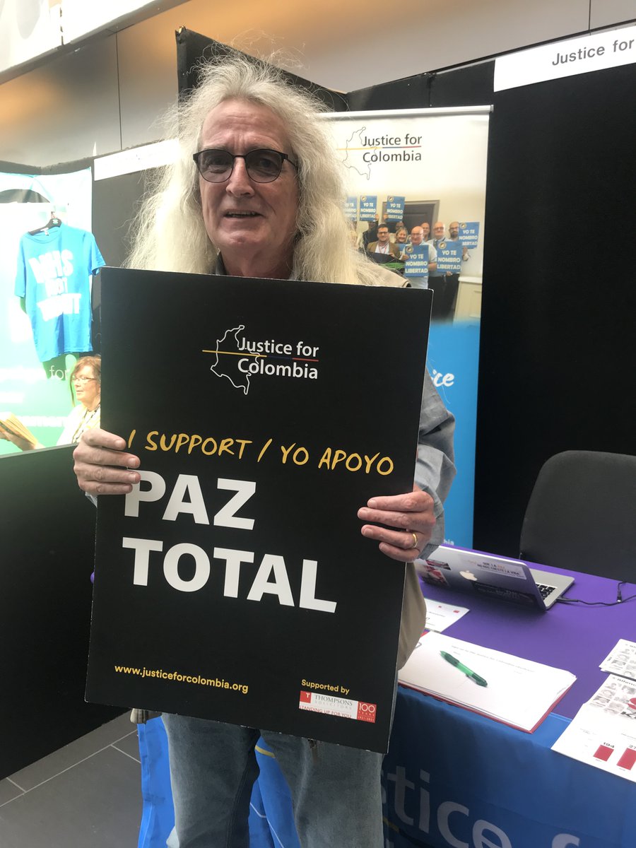 @unisontheunion @Darnerod417 @UNISON_global @cmcanea @NorthWestUNISON @unisonwestmids @TUCGlobal @WomenInUNISON @M_Star_Online @Union_NewsUK @YoungUNISON @NorthernUNISON The message at @unisontheunion conference in Liverpool is loud and clear:

Trade unionists support Total Peace in Colombia!

🇨🇴🕊️🇨🇴