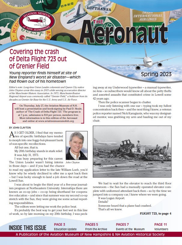 AVMuseumofNH's tweet photo. New edition of The Aeronaut, our quarterly publication, is in the mail to all members. This printed magazine features compelling stories about flight, plus an insider's look at what's going on at the museum. To receive your copy, become a member here: https://t.co/pVqy5eTxO4 https://t.co/i6ZGmJE0FQ