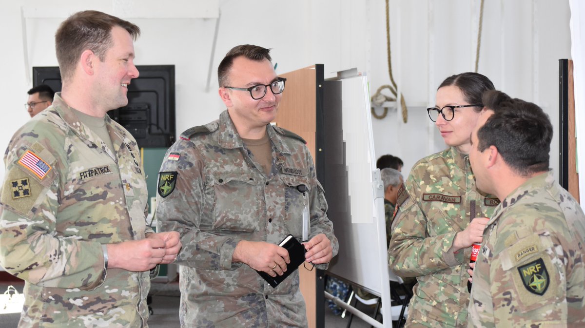 HQMNCSE's tweet photo. During the execution phase of exercise #DEFENDER23, HQ MNC-SE received the visit of the @NRDCITA COM, LTG Lorenzo D’ADDARIO.

#WeareNATO #StrongerTogether https://t.co/IjOUR6gU20
