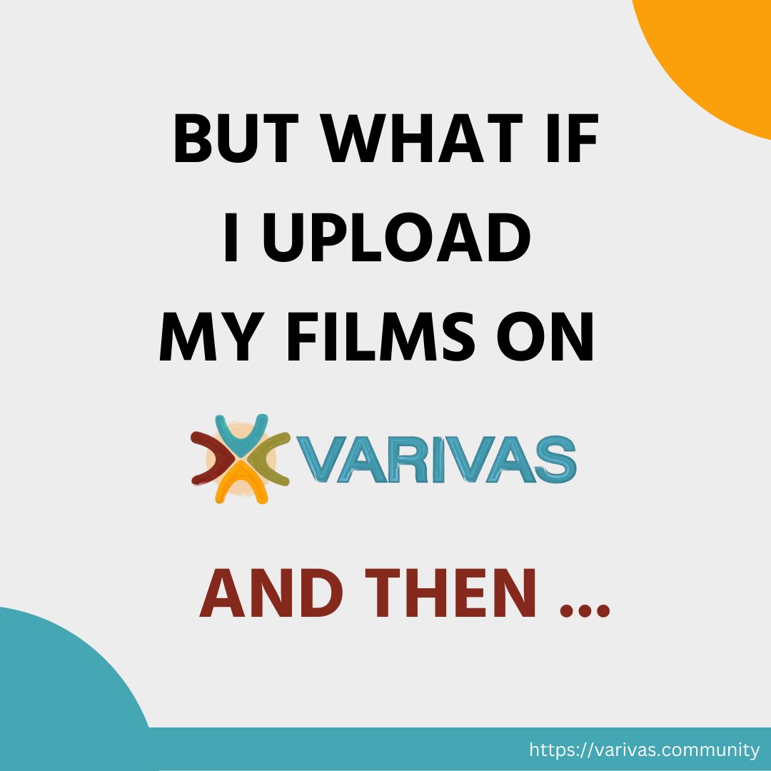 It's time to take control of your creative freedom! No reason to stop you now!

#varivascommunity 
#creativefreedom #filmdistribution #OTT #varivas #filmfestival #indianfilm #indiefilm #filmmaking #filmmakers #movies #cinema #films