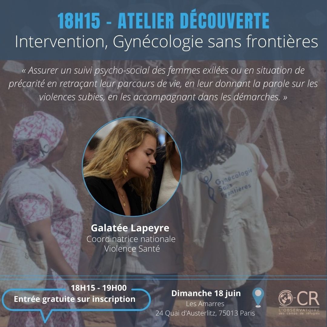 J-4 avant la journée mondiale des réfugiés qui aura lieu le dimanche 18 juin aux Amarres !

👉 inscription gratuite :lnkd.in/eh9nEm4H

📸 Durant l'événement, et jusqu’à fin juillet, vous pourrez retrouver l'exposition du photographe et réalisateur Mohammad Al-Azza.