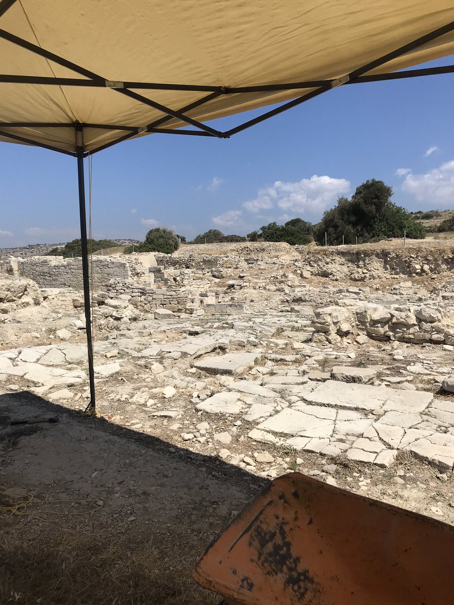 ArcheoMuse's tweet photo. First day of the excavation campaign at Amathus in Cyprus !  Step 1: Set up tents and bring in all tools ☑️ @journees_archeo #JEArcheo #JEA2023 #Cyprus #Amathus #Archaeology https://t.co/9SAXVQyaBS