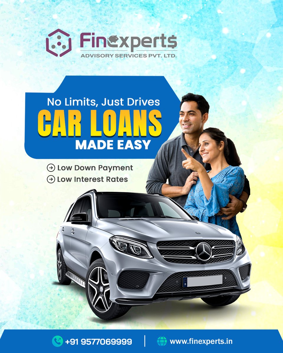 No Limits, Just Drive! Car Loans Made Easy with Finexperts Advisory Services Pvt Ltd. Apply Today and get Low-Interest Rates Now.

#finexpertsadvisoryservices #finexperts #carloans #carloansapproved #carloanspecialist #carloan #CarLoanApproval #carloanfinancing #newcarloan