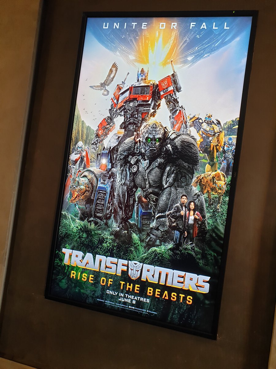 Is Transformers Rise of the Beasts out? on Twitter "3rd viewing of