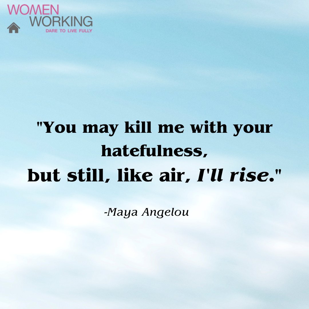 I'll Rise! #inspiration #MayaAngelou