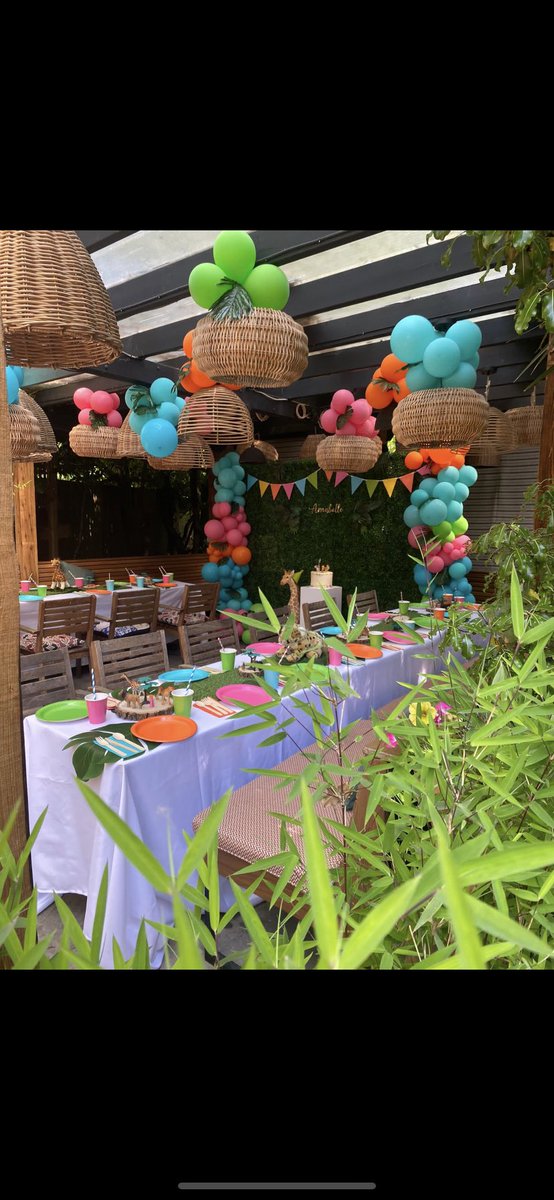 Welcome to the jungle …. #jungle #jungleparty #partyplanner