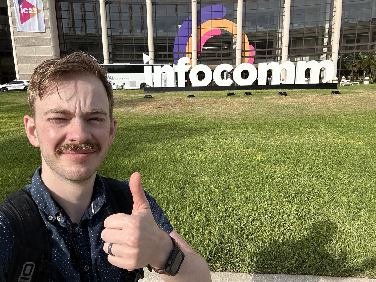 #InfoComm2023 day 2 let’s go! #avtweeps