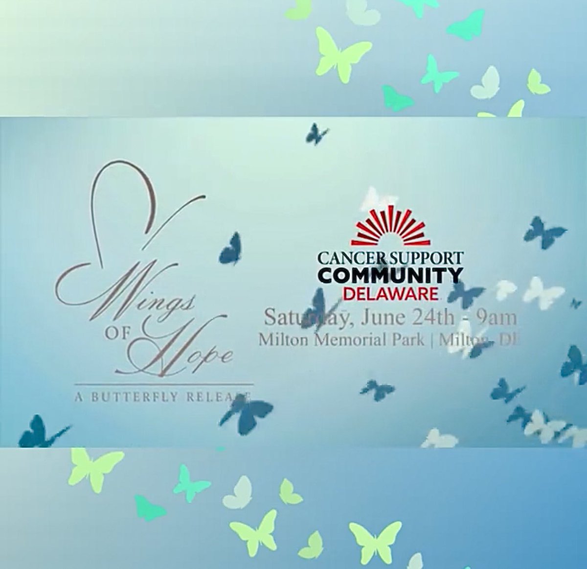 Greater Milton Chamber, Delaware (@greatermiltonde) on Twitter photo Join <a href="/GreaterMiltonDE/">Greater Milton Chamber, Delaware</a> member Cancer Support Community Delaware for The 13th Annual Wings of Hope Event June 24th from 9:00am to noon in Milton Memorial Park!
cancersupportdelaware.org/event/2023-win… Join <a href="/GreaterMiltonDE/">Greater Milton Chamber, Delaware</a> member Cancer Support Community Delaware for The 13th Annual Wings of Hope Event June 24th from 9:00am to noon in Milton Memorial Park!
cancersupportdelaware.org/event/2023-win…