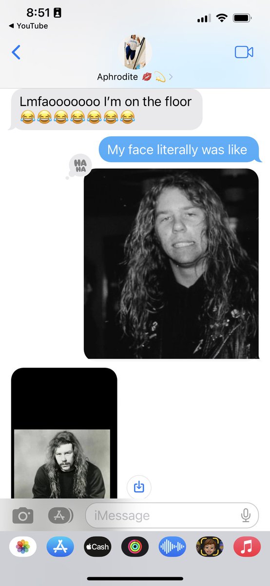 My best friend and I still use James as a meme 😂 @Metallica #JamesHetfield