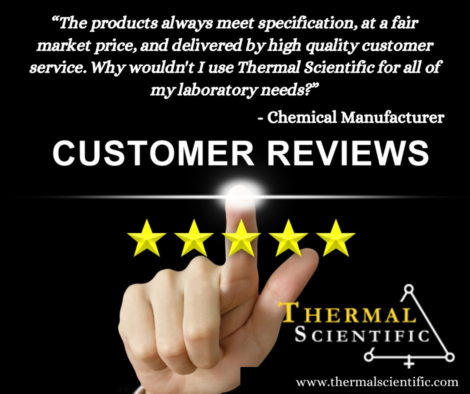 We appreciate the time our customers take to let us know how they feel.  #fivestarservice #peoplehelpingpeople #greatteam #labsupplies #labequipment #customerservice #bulkchemicals #thermalscientific #labmanager #labtech #lablife #chemist #sciencesupplies