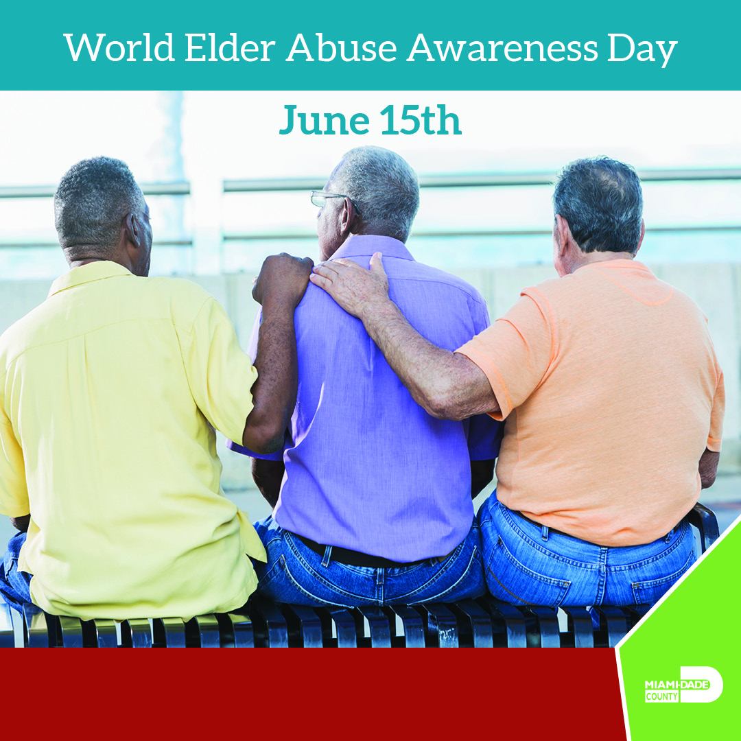 At @MiamiDadeCounty, we stand united against elder abuse and strive to protect the dignity and well-being of our cherished seniors. Visit bddy.me/3CtxO1l to access a range of support services we provide to our elderly community. #WorldElderAbuseAwarenessDay