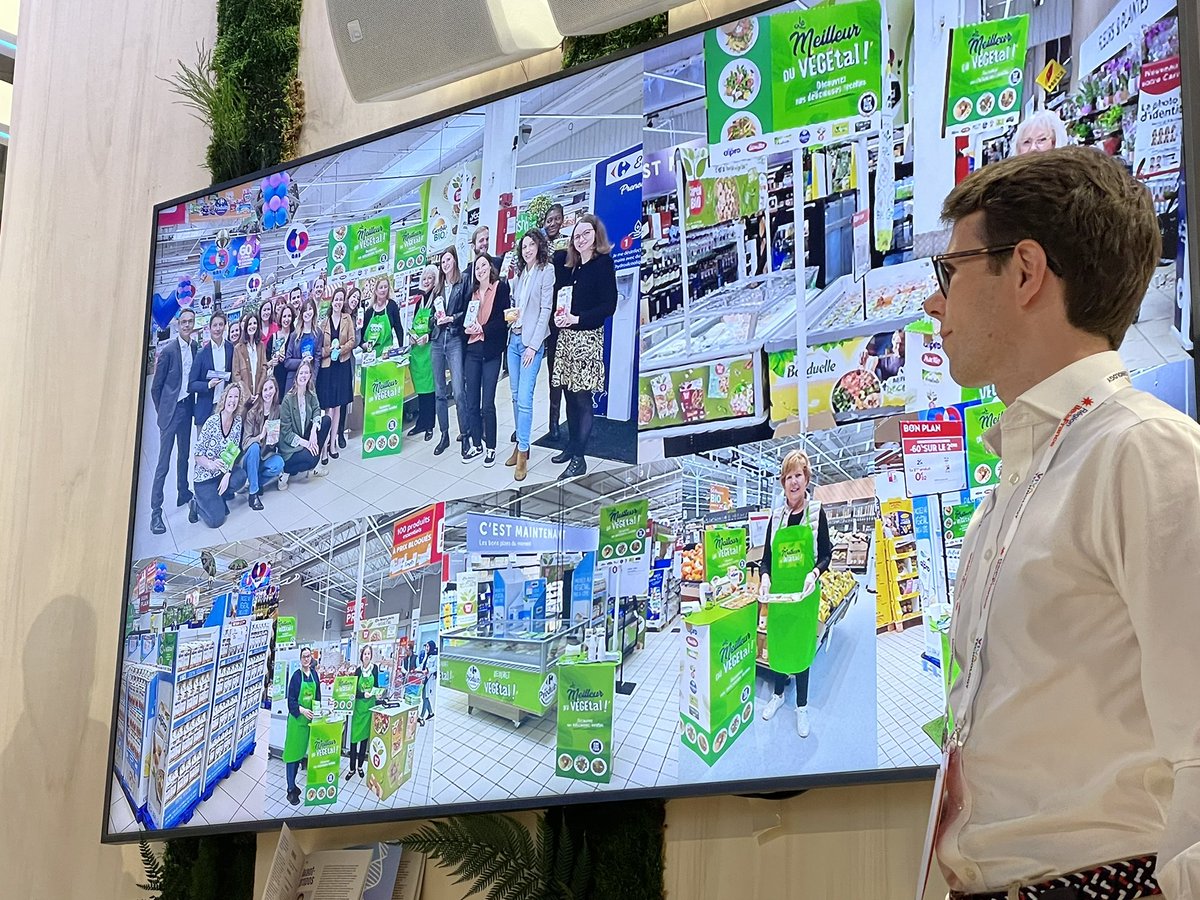 camillejourdain's tweet photo. « Quand on parle de transition alimentaire, le temps des coalitions est venu. »
Exemple avec cette campagne « Le meilleur du végétal ». 6 grandes marques ont travaillé ensemble pour en faire un succès, notamment Carrefour.
Jérémie Joss @KPMG_France
#VivaTech #VivaKPMG #FoodTech https://t.co/XdMI8BbxEI