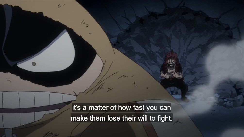 TheseAnimeLines's tweet photo. If even your spirit breaks, then you really have lost! When fightin' villains, it's a matter of how fast you can make them lose their will to fight. You can't lose YOUR will before them!
~ Fat Gum || My Hero Academia

#Anime #AnimeQuotes #Quotes #QuotesDaily #AniTwt #MHA #Will https://t.co/HyuU1RhbM4