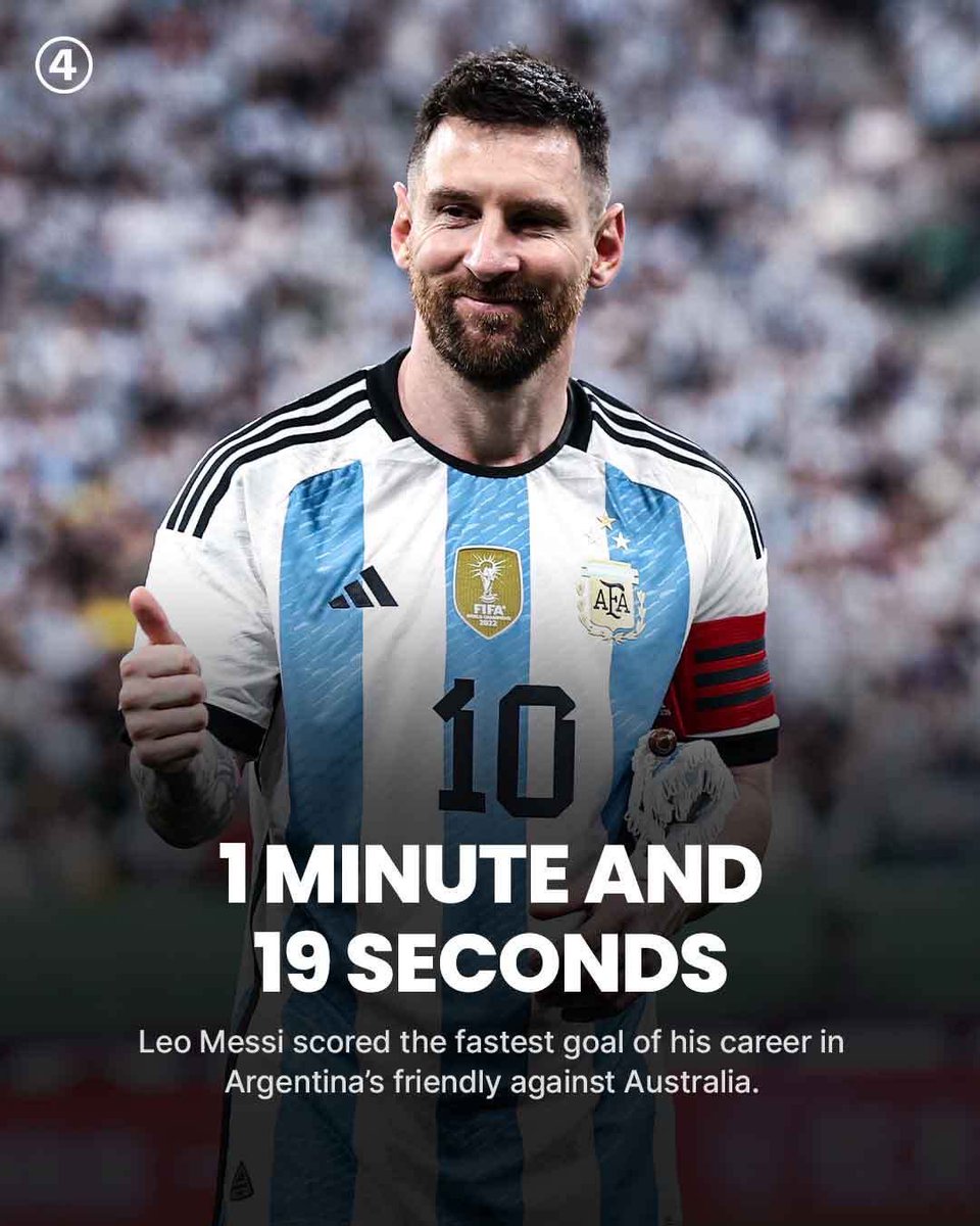 Leo Messi keeps breaking records and improving his numbers at 35 years old🍷