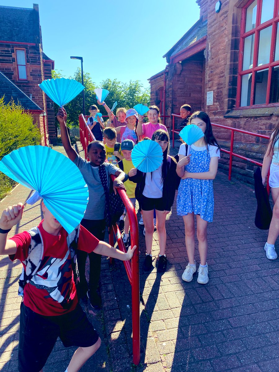 Breakfast Club made fantastic fans today.

Praise God for the glorious weather 🙏

<a href="/FrKane/">Fr. Michael J Kane</a>