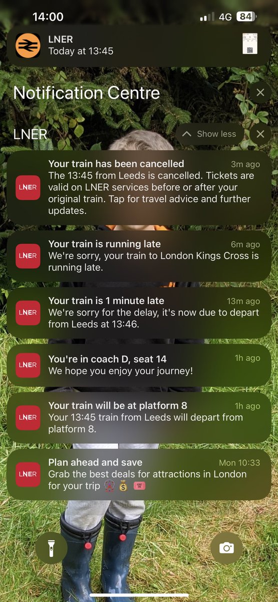 I mean the train didn’t magically disappear did it @LNER?