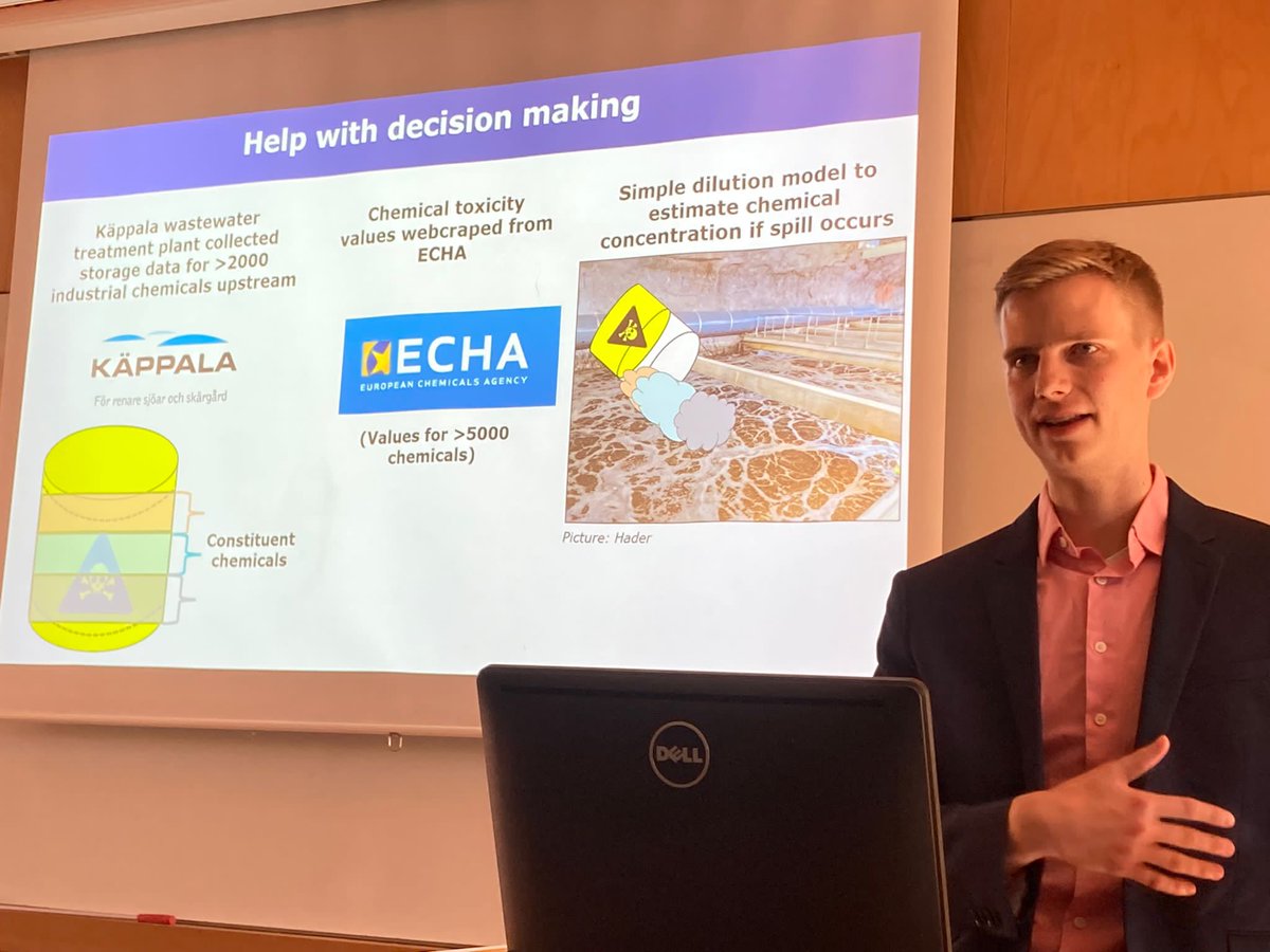 John_D_Hader's tweet photo. Yesterday, I successfully defended my PhD thesis “Forecasting chemical exposure in a changing world”. Thank you so much to everyone @AcesSthlmUni  for the support &amp; wonderful times over the past +4 years. #PhDone

(And thanks @Thom_astro for an inspiring quote for the thesis 😉) https://t.co/e6gbeE6j9D