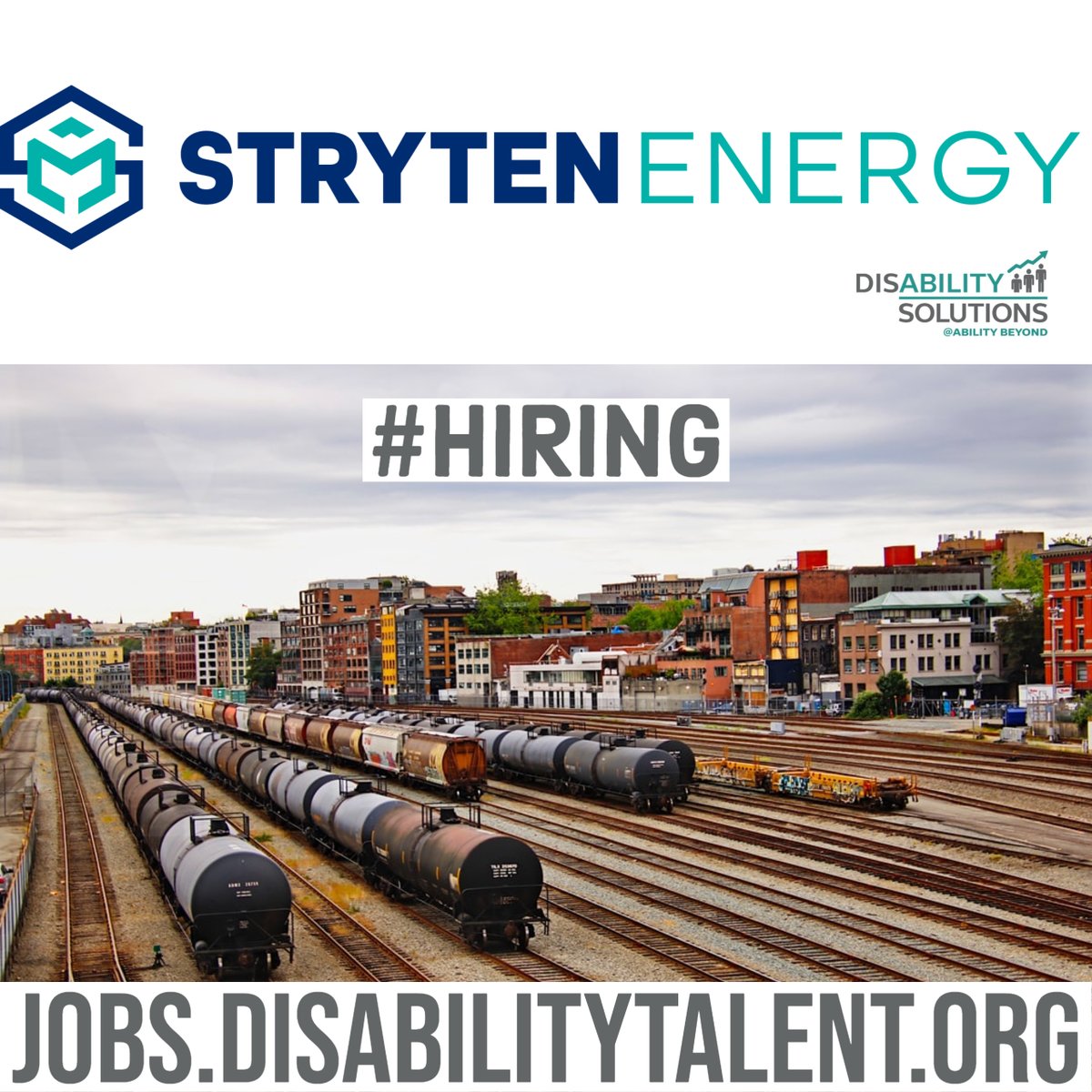 Stryten Energy is hiring!
Visit the @DSTalentatWork Career Center here 
hubs.la/Q01Tw5Yn0

Sign up for a free account and have alerts sent to you notifying of new jobs in your area here:hubs.la/Q01Tw9YW0

#Hiring #Disability #DisabilityEmployment