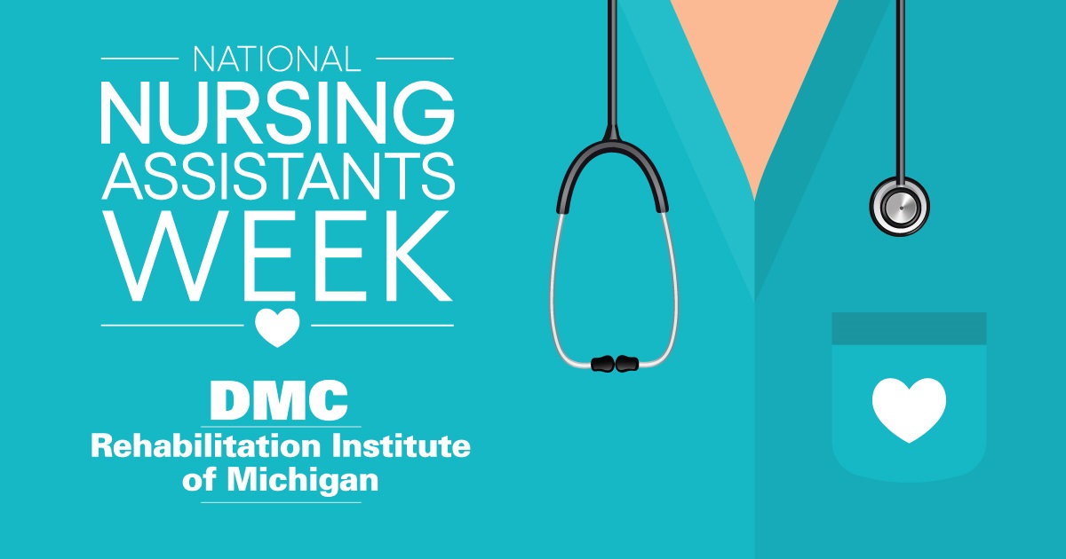 During National Nursing Assistants Week June 15-21, we celebrate the vital supporting role Nursing Assistants play in the delivery of quality care across the DMC. Thank you for all you do for our patients and families every day. You are at the heart of caring!