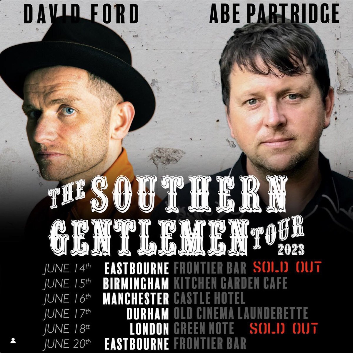 A handful tix are still available for our UK tour
Get them here 🎟️👉 abepartridge.com/shows