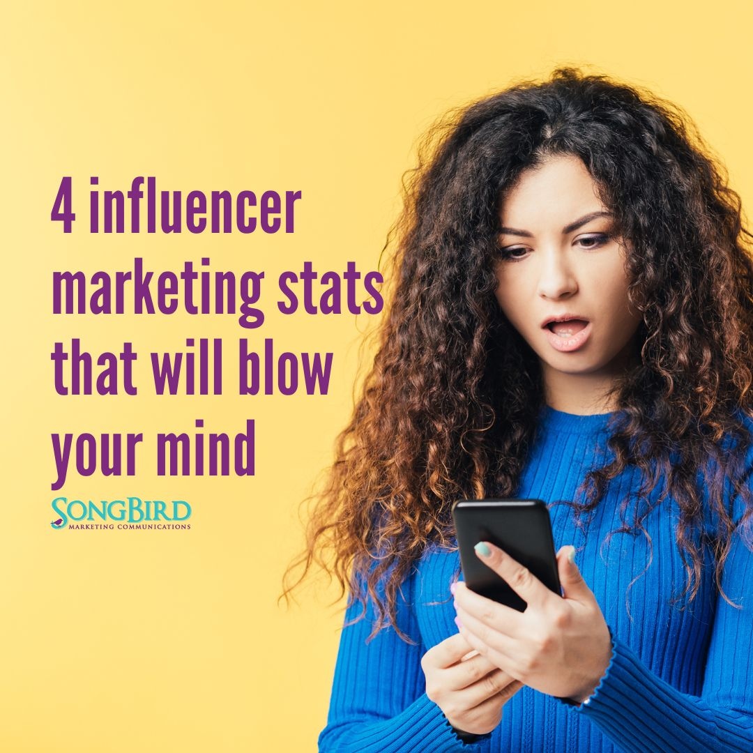 Whether you’re a small business owner thinking of working with influencers or someone aspiring to be a content creator, <a href="/_thefbomb/">Felicia</a> rounded up 4 #InfluencerMarketing statistics that will blow your mind!

Get all the details: l8r.it/ggAE

#MarketingStats #PRStats