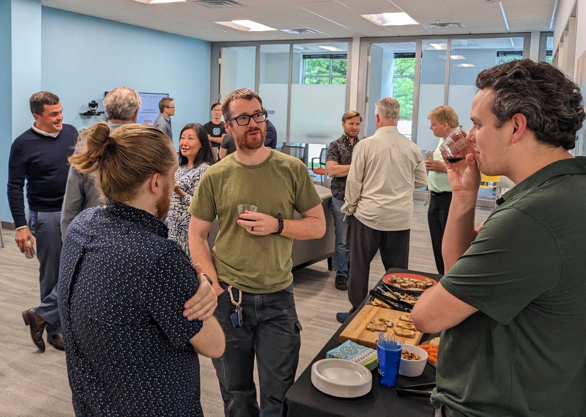 LifeOmic (@lifeomic) on Twitter photo #TBT to our Medical Device Happy Hour in <a href="/theRTP/">Research Triangle Park</a> at the end of May. Our NC crew had a great time networking with medtech professionals in the Triangle area, and our panel discussion on medical device cloud connectivity was a big success!
#medtech #medicaldevices #IOMT #TBT to our Medical Device Happy Hour in <a href="/theRTP/">Research Triangle Park</a> at the end of May. Our NC crew had a great time networking with medtech professionals in the Triangle area, and our panel discussion on medical device cloud connectivity was a big success!
#medtech #medicaldevices #IOMT