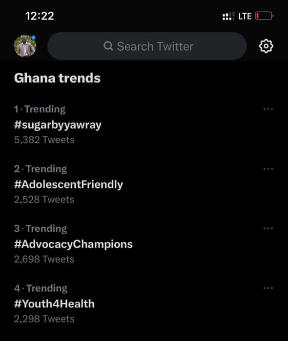 Thank you!!!

Together, let’s make efforts to expand access to life-changing adolescent reproductive healthcare and education in Ghana 🇬🇭 and beyond. 

#Y4H #AdvocacyChampions #AdolescentFriendly #YouthFriendly
