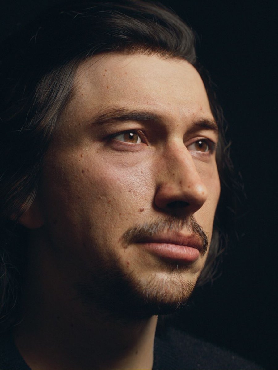 Character Artist Ander Humbert has walked us through the working process behind the Adam Driver portrait, explaining how the character was made with Maya, Arnold, and Texturing XYZ's materials: 

80.lv/articles/creat…

#ZBrush #Maya3D #ArnoldRender #texturingXYZ #3dart