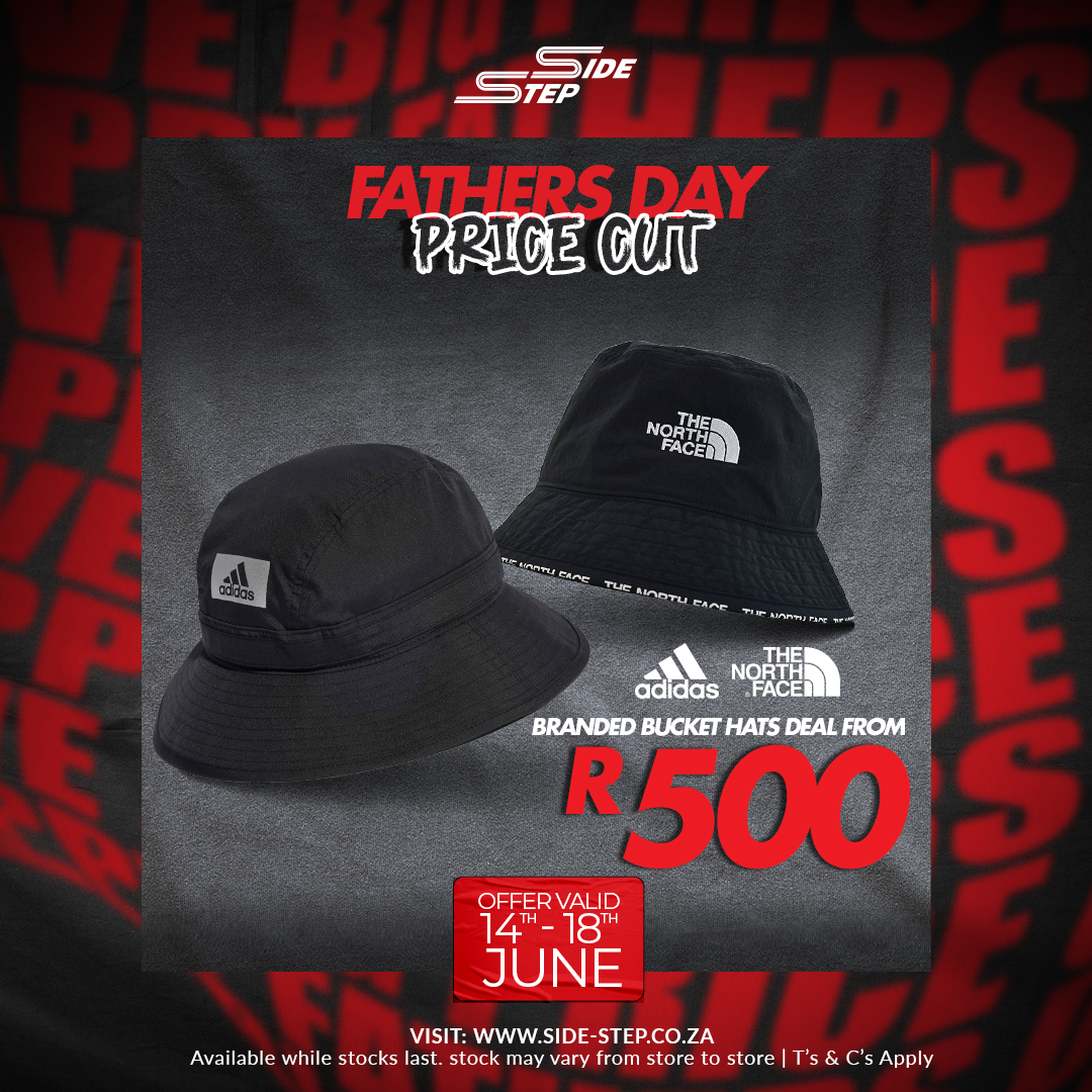 sidestep_SA's tweet photo. This Father's Day, give Dad the gift of style. Our promo offers a wide range of sneakers, trendy apparel, and accessories he'll appreciate. Don't wait, shop now online or in-store at Side Step.
Shop Now: https://t.co/Sw51tWInL4
#FathersDayGifts #StyleForDad https://t.co/YFF372UMWS