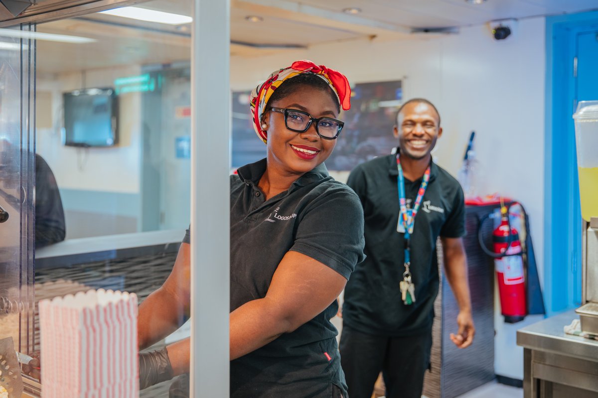 logoshope's tweet image. If you have ever visited our bookfair, you will remember our International Café. The café is run by staff serving drinks and snacks such as cakes, juice, and coffee to the visitors who visit the bookfair. The crew enjoy this as it enables them to meet new people all the time!