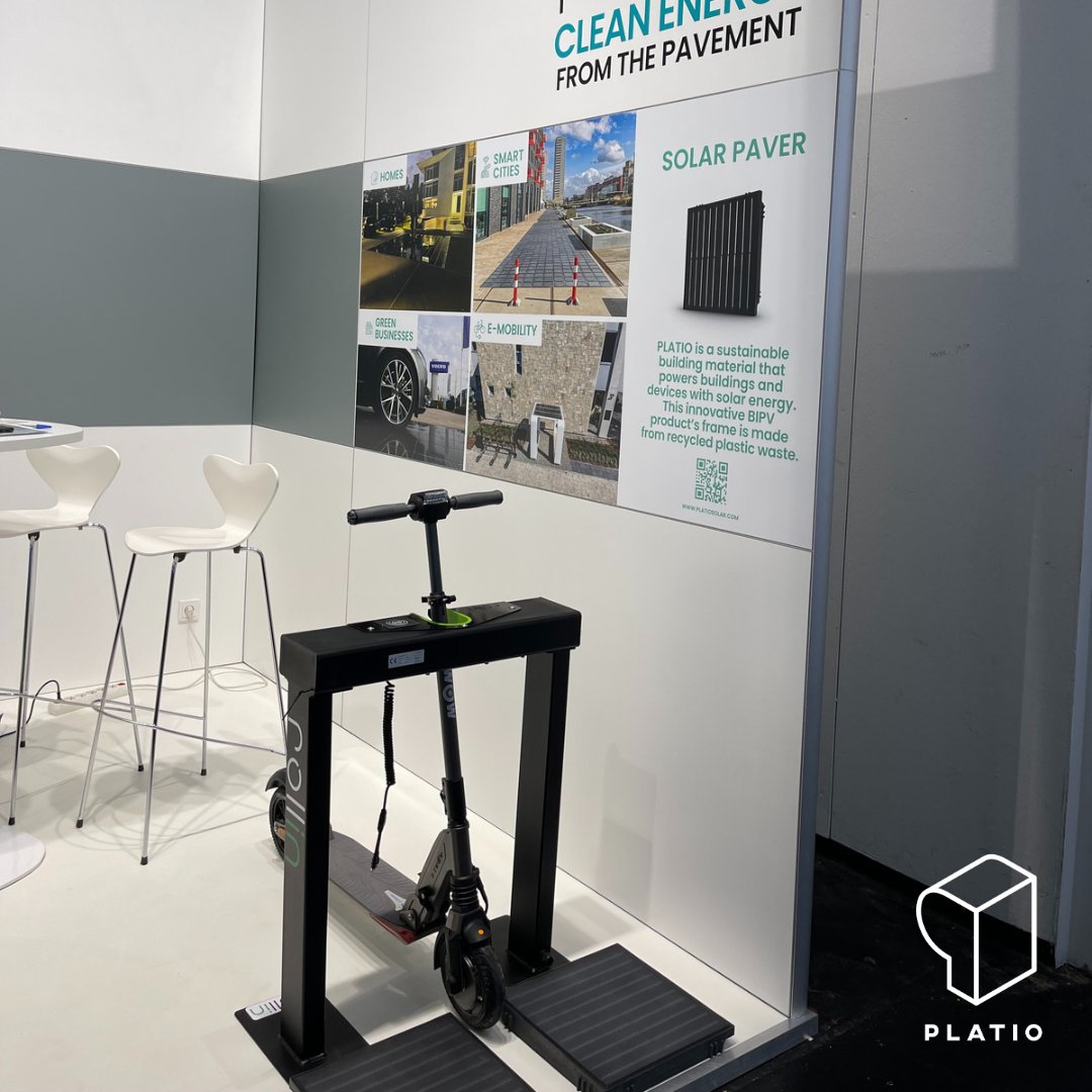 Platiopavings's tweet image. We are here at the Intersolar 2023 Fair in Munich, where three exciting days are about to begin! 🥳
Visit us at booth A5.650 and meet our team and come walk on #PLATIO #solarpaver! Besides, the exhibitor line-up is also cool, so it&apos;s worth coming! 😉