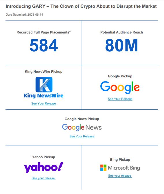 UNVEILING GENSLER'S NEWS OUTLETS PRESS RELEASE 🤡🎪🎉 We are thrilled to present our official press release, strategically circulated among an extensive network of 450 news outlets, as we introduce Cancel Gensler to new audiences, building excitement for our forthcoming Fair