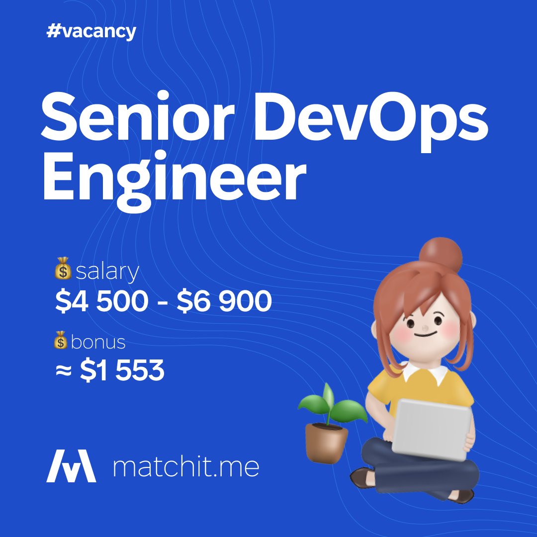 🌟 Vacancy: Senior DevOps Engineer!
🎉 Referral bonus: $1,553
💸Salary: $4,500 - $6,900
📌Location: Columbia, Ukraine Europe
❗️details: app.matchit.me/vacancies/6902…

#SeniorDevOpsEngineer #JobOpening #ITJobs #BlackbirdLab #hiring #TechJobs #ReferralBonus #UkraineJobs #recruiter