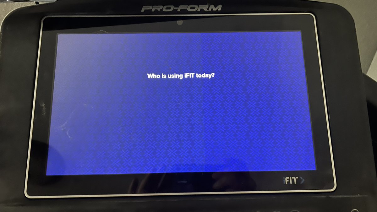 RyanFelder20's tweet image. Can’t even workout on a treadmill with manual settings without server connectivity. #iFit #ProForm