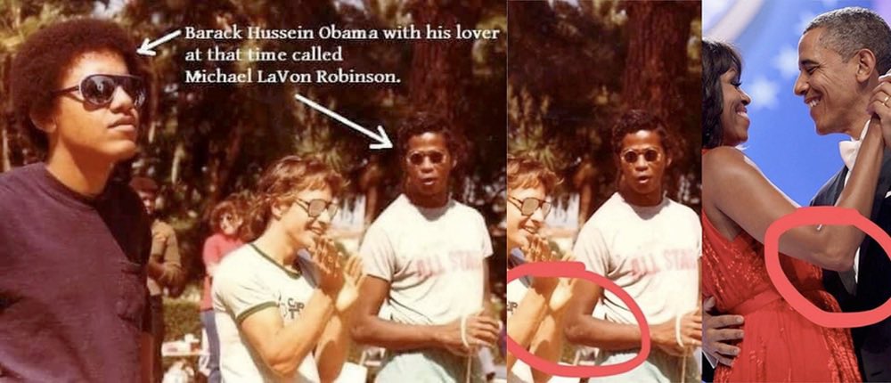 Pajamas 🏖️ on Twitter: "Obama married a Michael LaVaughn Robinson, known now as Michelle former