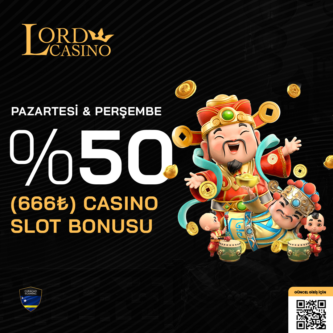 #LordCasino'da Her Pazartesi - Perşembe günlerine özel Slot Casino'da %50 yatırım bonusu hediye ediyoruz!🎁

Daha fazlası için hemen kayıt ol!😎

Güncel Adresimiz 🔗 bit.ly/lordtwgiris