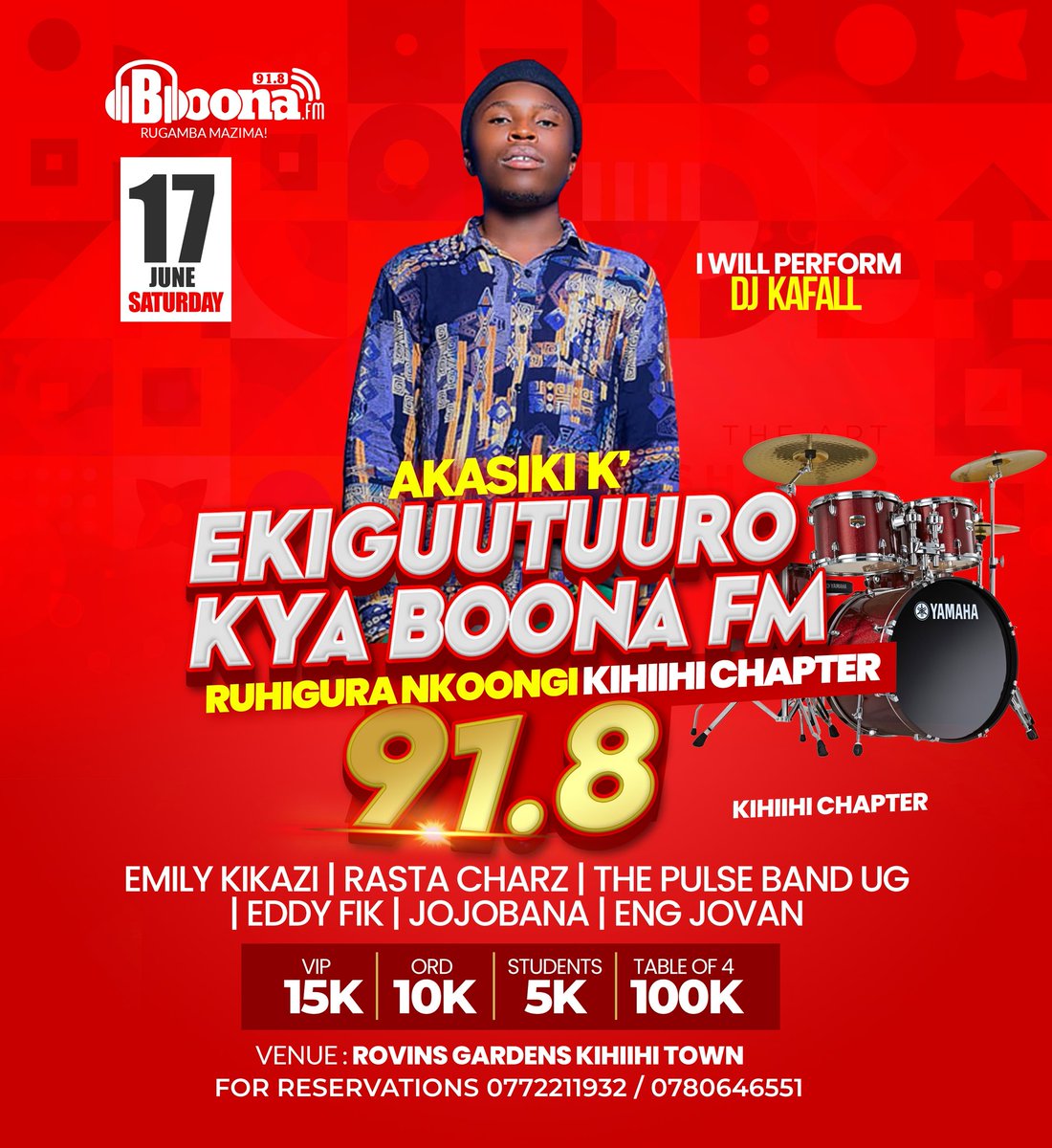 dismusatukwase's tweet photo. Kihihi whuu whuu, tujja, this weekend we are at Rovins. Pliz fall in en party with us. https://t.co/M2tuLi07eK