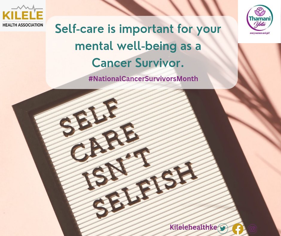 Self-care is crucial for your mental well-being. Take some time today to practise mindfulness and relaxation techniques. Remember, you are not alone on this journey. 
Tag someone who has supported you through it all. ❤️🧠 
#KileleChallenge #ThamaniYetu  #KILELE #NCSD2023