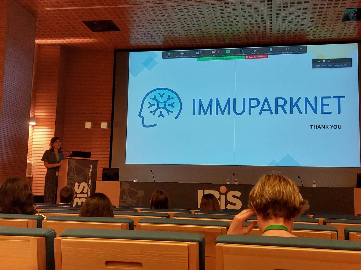 Our <a href="/ines_figueira88/">Inês Figueira</a>, a WG5 leader of <a href="/immuparknet/">Immuparknet COST ACTION 21117</a> COST action, presenting WG objectives and updating on the activities that already took place and those to come. Hot PD topics in <a href="/ibis_sevilla/">IBiS</a> in Spain! 🧠