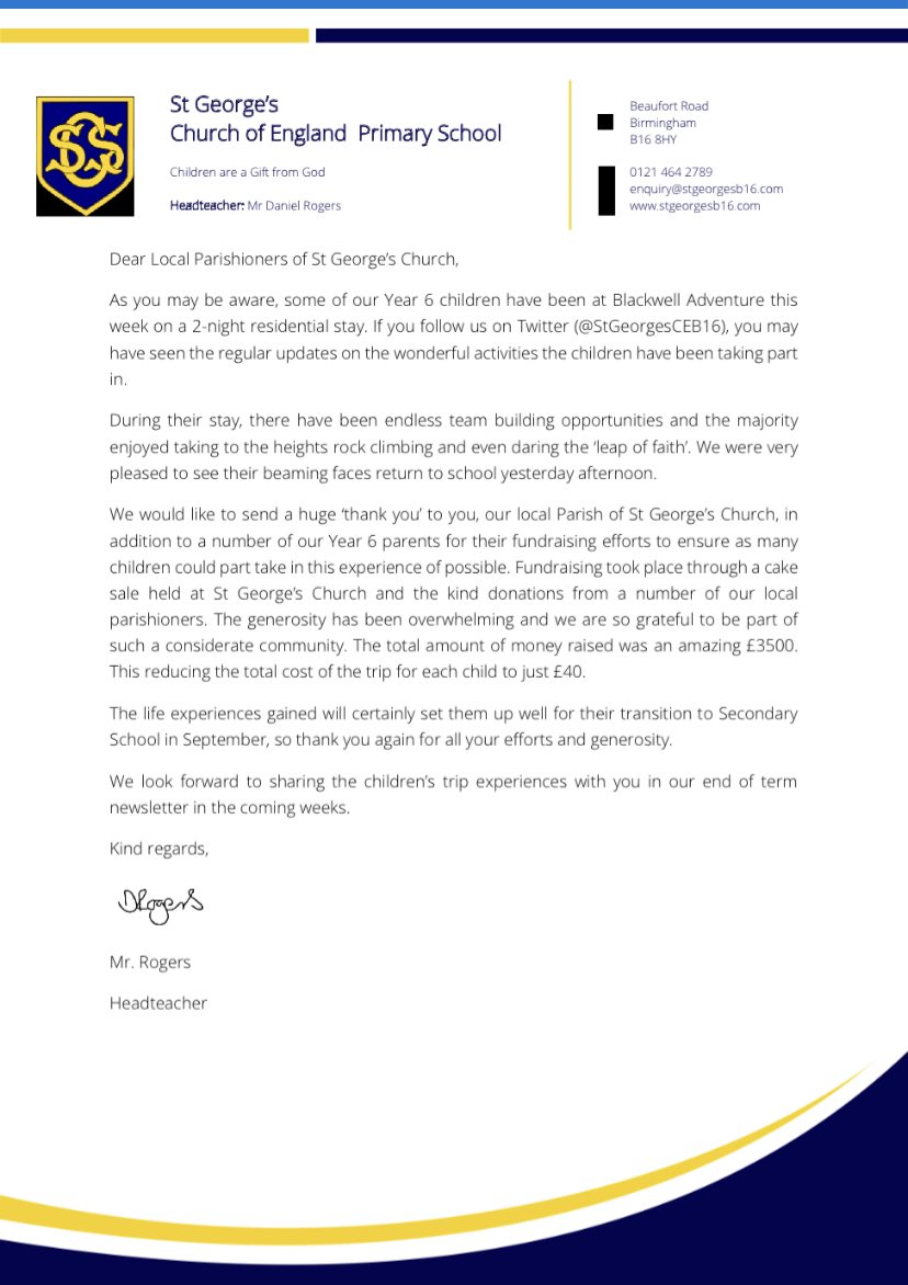 A huge thank you to all who donated. What a blessing to work in partnership with <a href="/StGeorgesCEB16/">St George’s Church of England Primary School, B16</a> for the good of our local area.