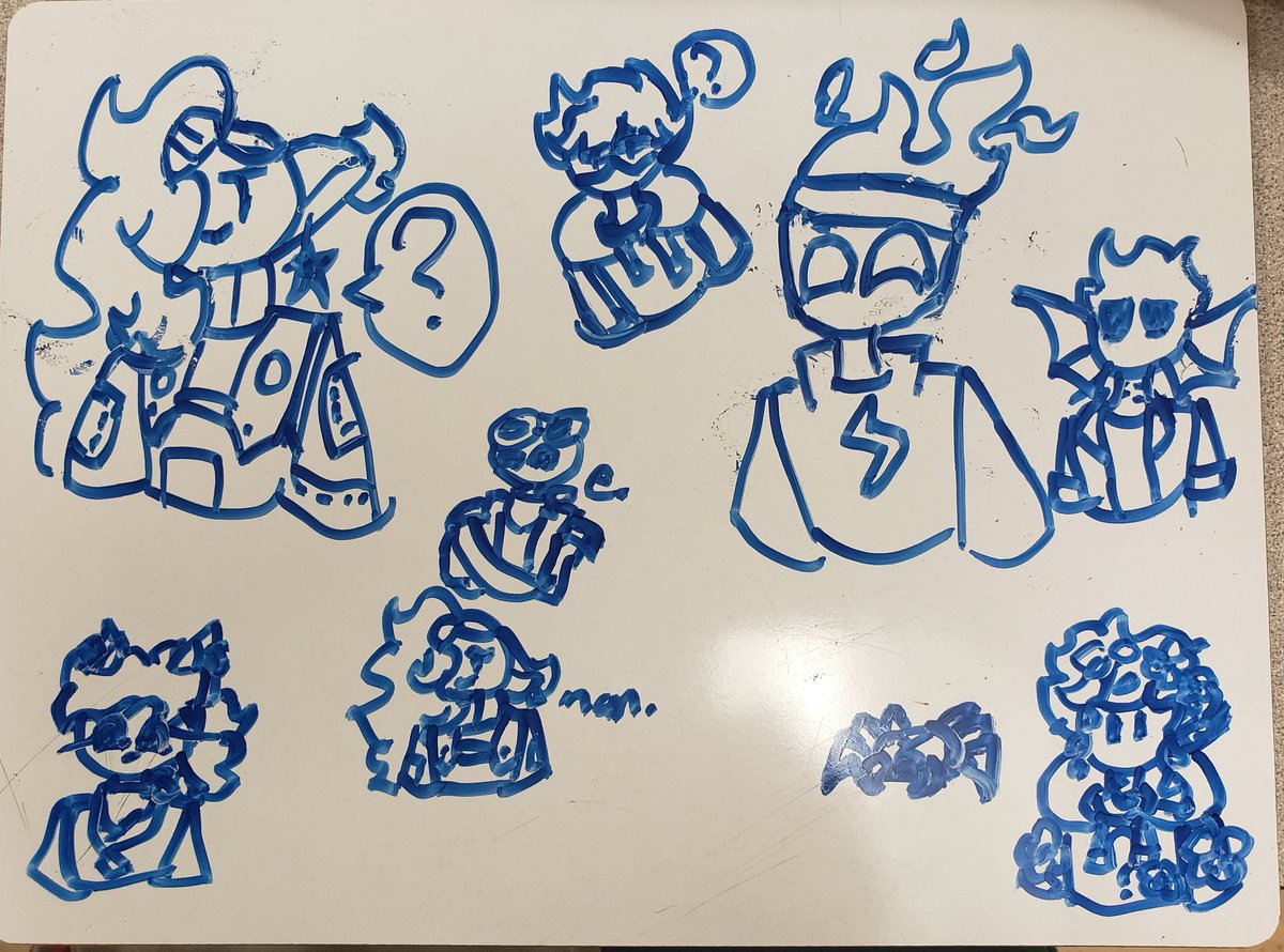 Erm, whiteboard doodles

#dustphoenixfanart #aeonmcytfanart #spokeisherefanart #4cvitfanart #snuggetinefanart #jetstarfishfanart #idknowsfanart