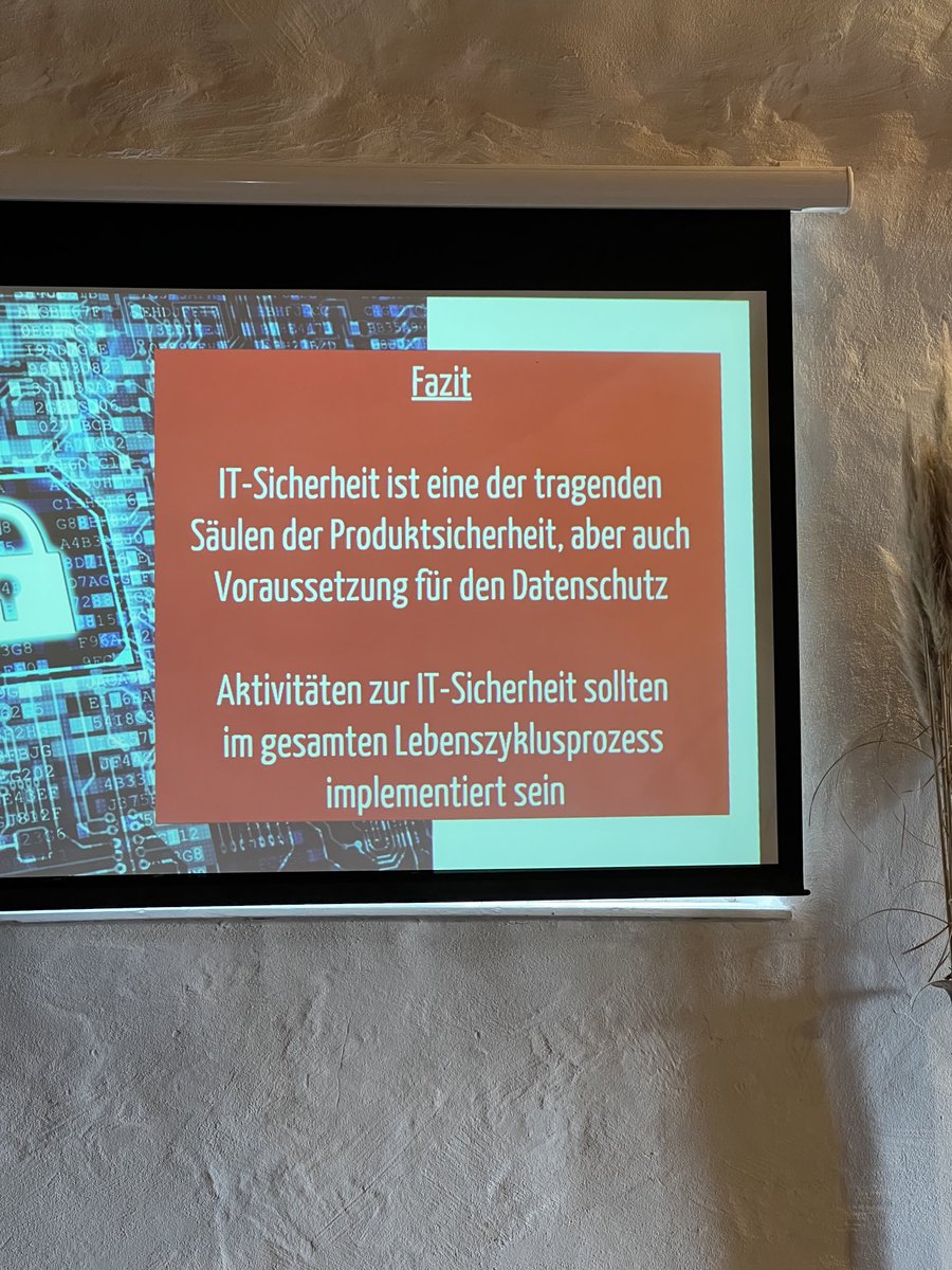 Dem Fazit von C. Rosenzweig auf der #dbc23 kann man einfach nur zustimmen! 

#ITSicherheit #CyberSecurity #infosec #Datenschutz #IoT