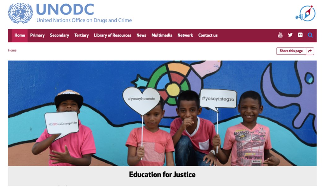 UNODC_EA's tweet image. Did you know that @UNODC’s Education for Justice (#E4J) initiative offers free counterterrorism and human trafficking courses online?

Follow the link to gain access to a wealth of information, ranging from reading materials to case studies and more.

 👉bit.ly/UNODCE4J